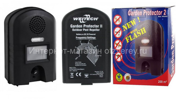 Стационарный отпугиватель собак Weitech WK-0052